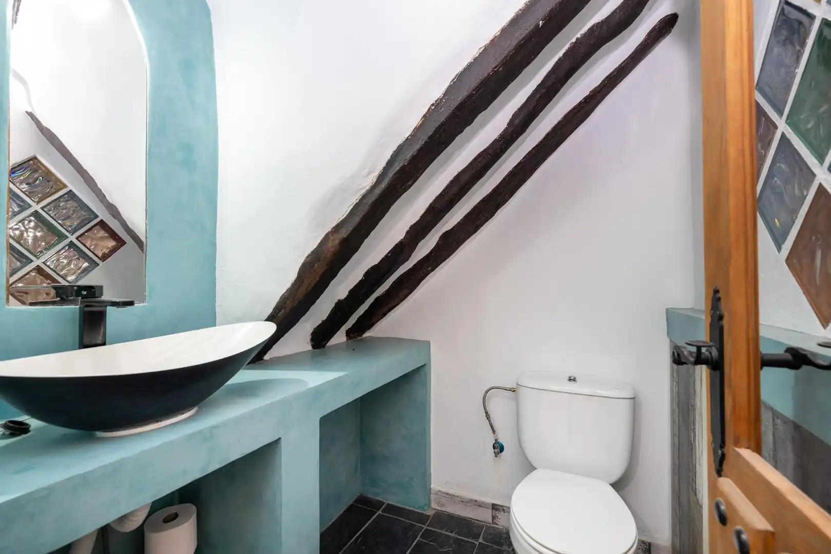Baño de Casa adosada en venta en Torvizcón con Terraza