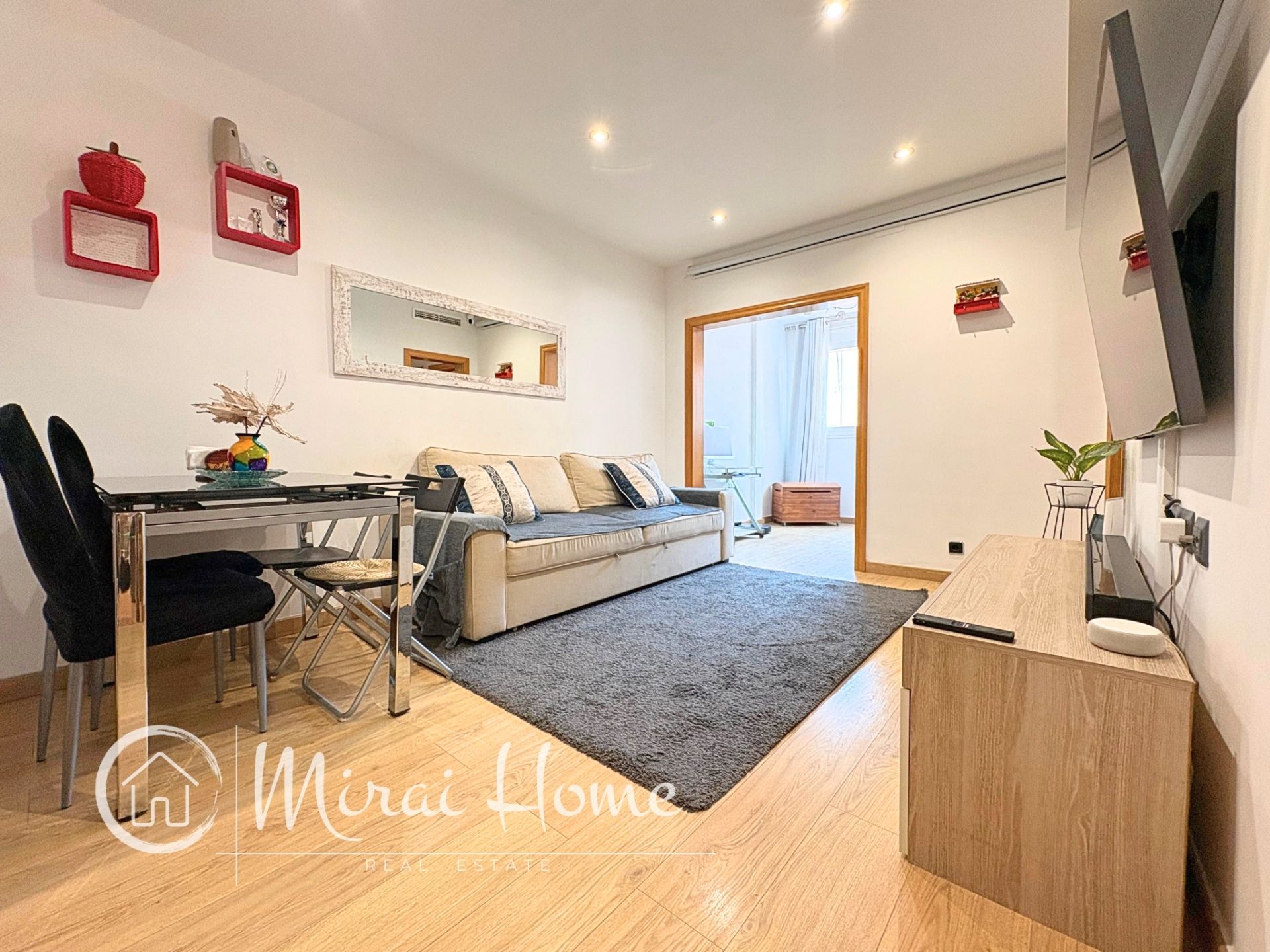 Sala de estar de Piso en venta en Sabadell con Aire acondicionado y Parquet