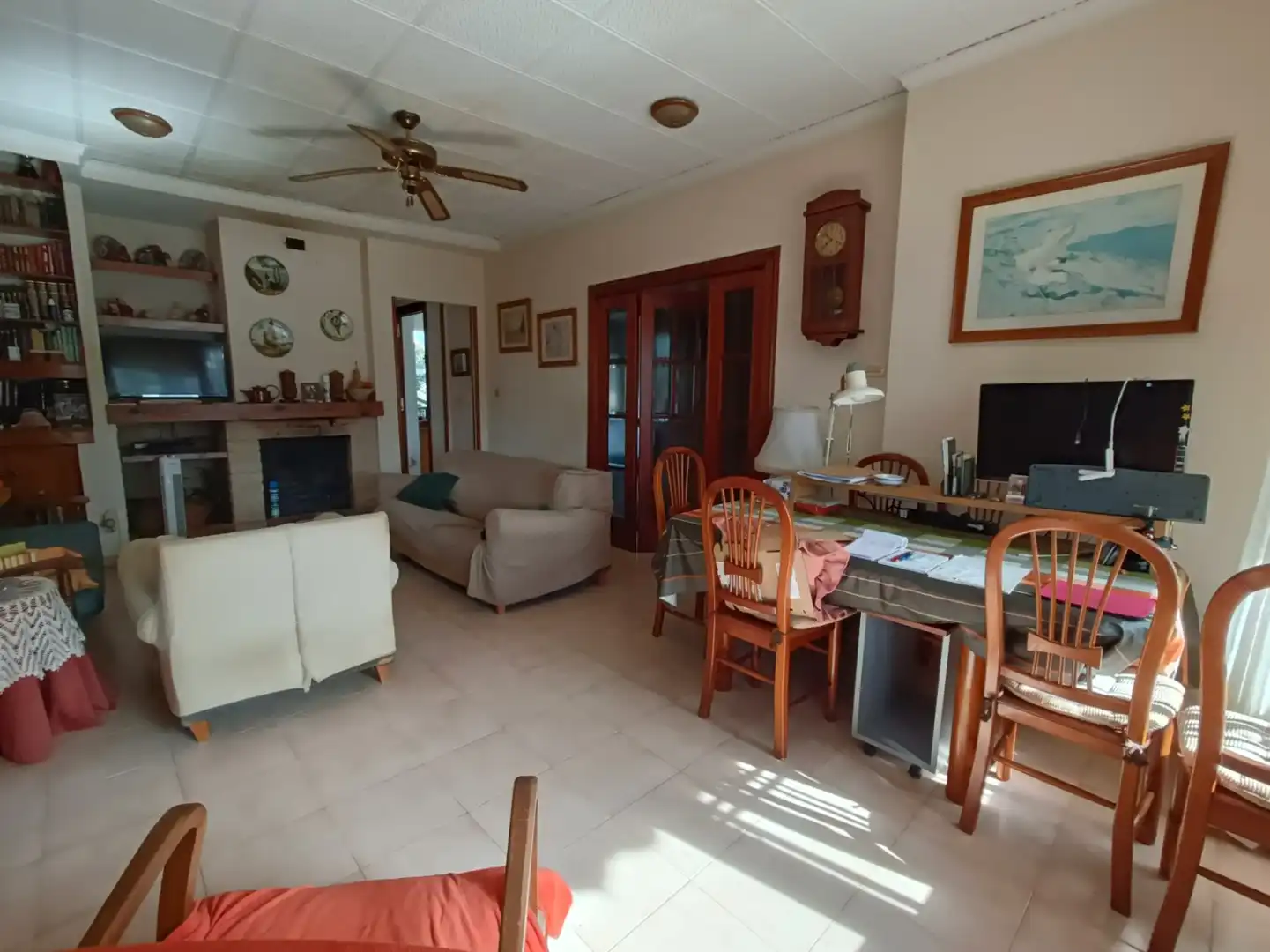 Sala d'estar de Casa o xalet en venda en Dénia amb Calefacció, Jardí privat i Terrassa