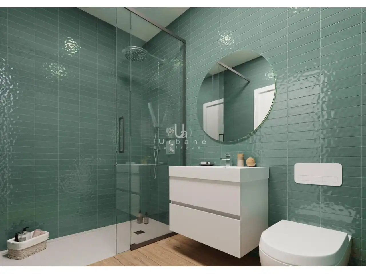 Bathroom of Attic for sale in Mutxamel  with Air Conditioner, Parquet flooring and Terrace