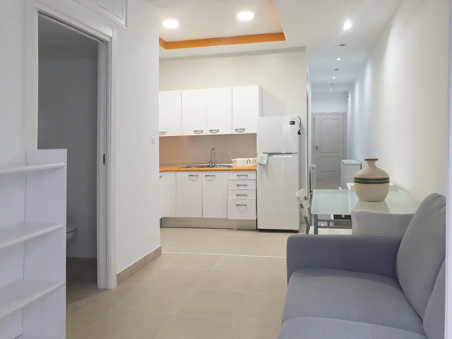 Kitchen of Flat for rent in Sabadell  with Heating, Terrace and Furnished