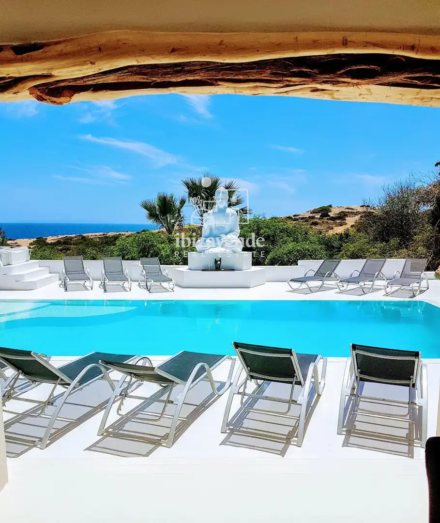 Swimming pool of Houses for sale in Santa Eulària des Riu  with Air Conditioner, Private garden and Terrace