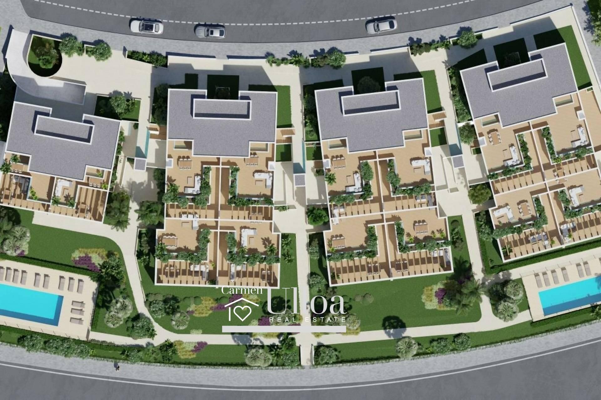 Duplex for sale in Monforte del Cid  with Air Conditioner, Private garden and Terrace