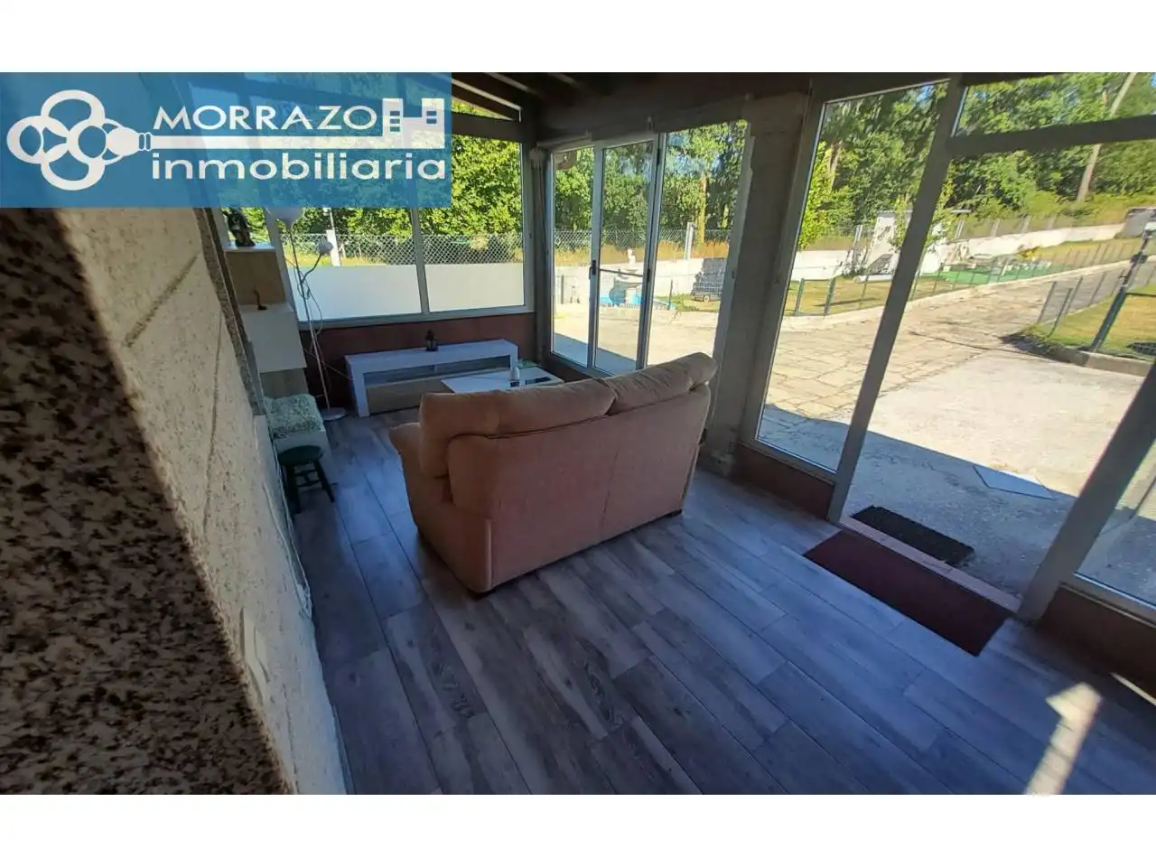 Terraza de Casa o chalet en venta en A Estrada  con Aire acondicionado, Piscina y Amueblado