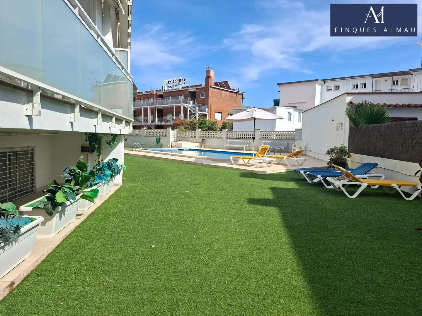 Swimming pool of Flat for sale in Castelldefels  with Private garden, Terrace and Community pool