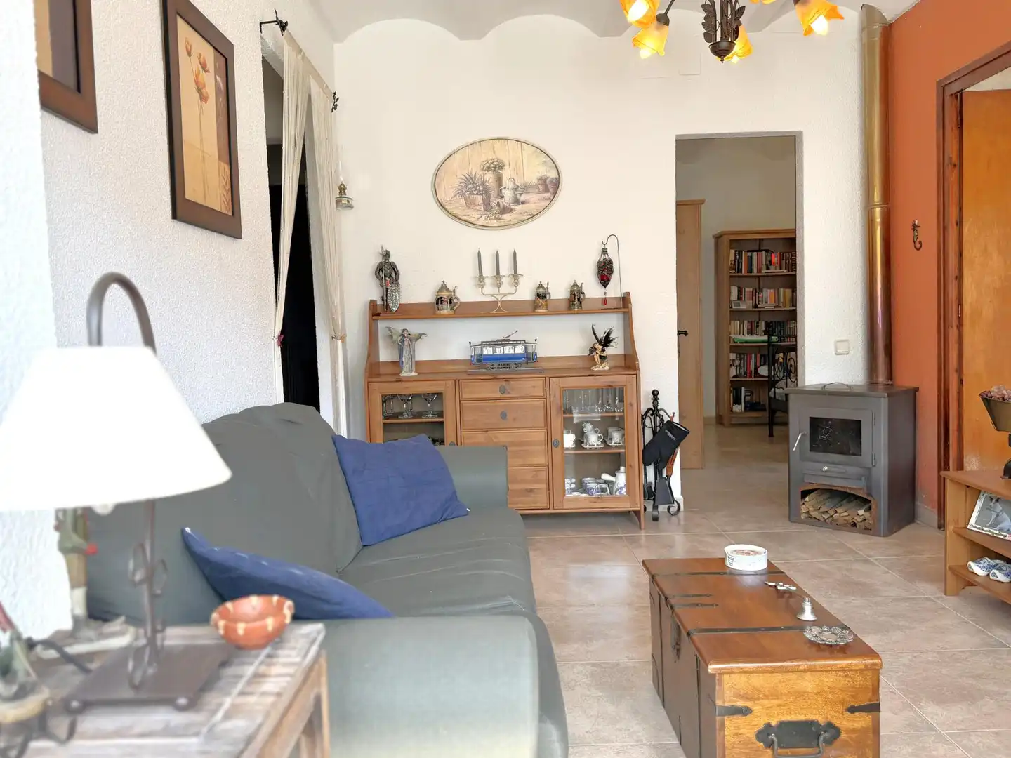 Sala de estar de Piso en venta en Bagà con Calefacción, Amueblado y Horno