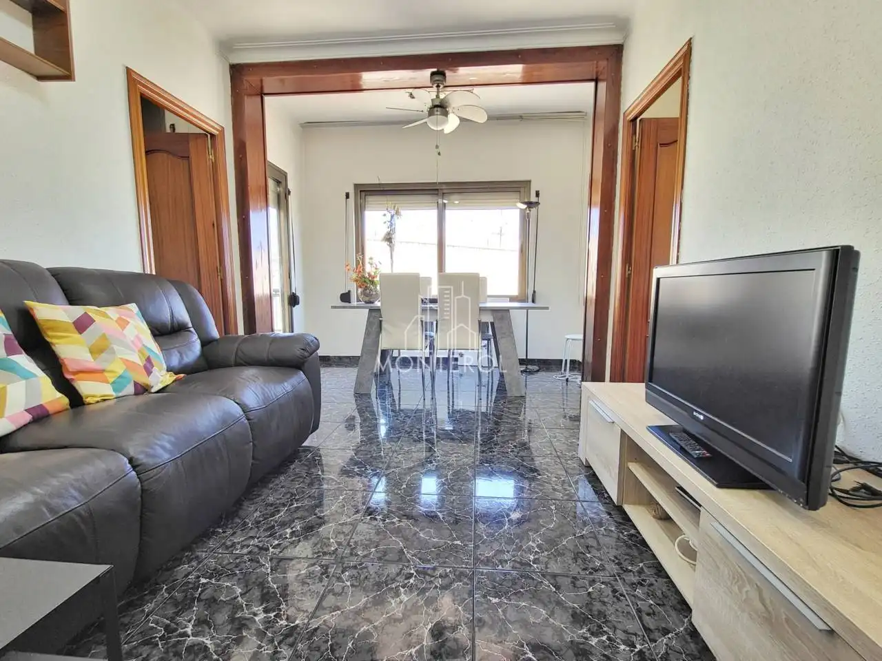Sala de estar de Piso en venta en Barcelona con Balcón