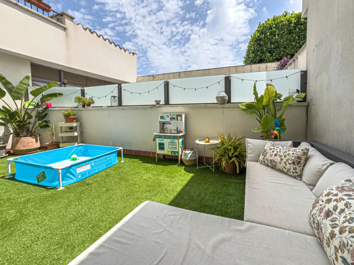 Terraza de Casa adosada en venta en Sant Pere de Ribes con Aire acondicionado, Calefacción y Parquet
