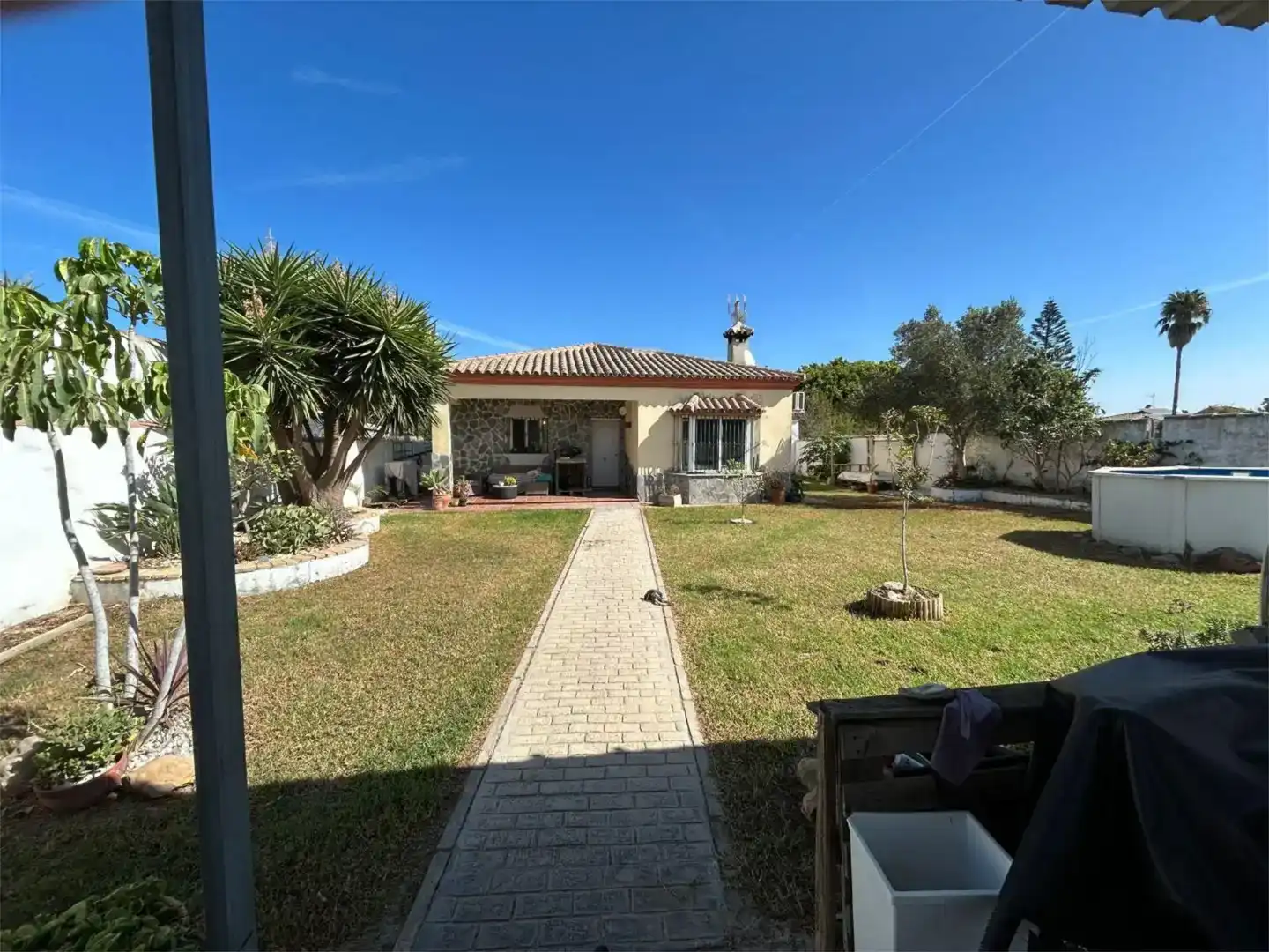 Jardín de Casa o chalet en venta en Chiclana de la Frontera con Aire acondicionado, Jardín privado y Trastero