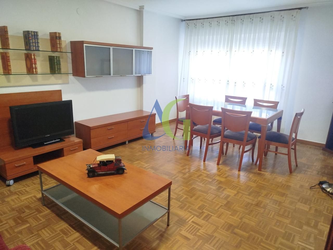 Sala de estar de Piso en venta en San Andrés del Rabanedo con Calefacción, Parquet y Terraza