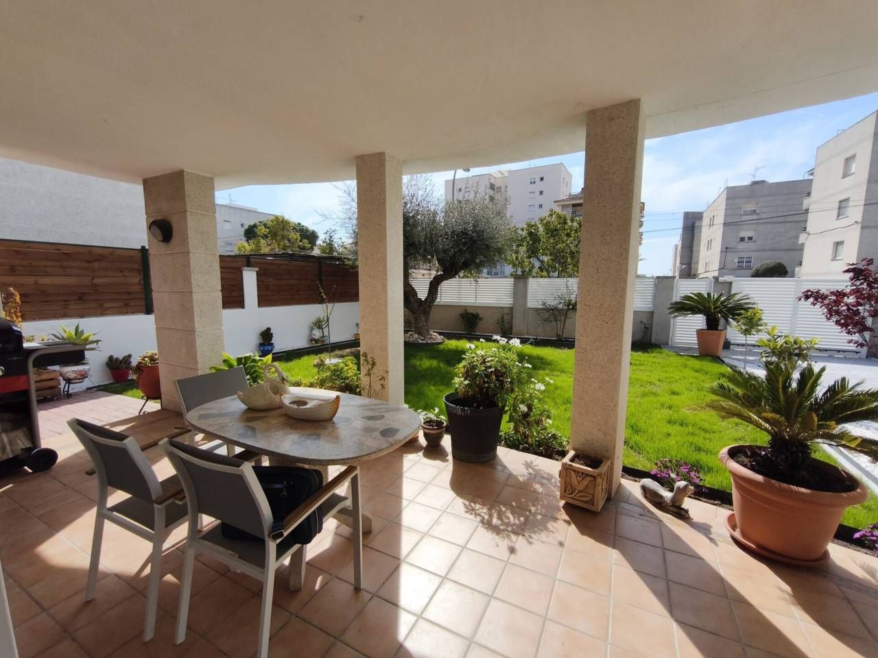 Terraza de Casa o chalet en venta en Cunit con Aire acondicionado, Jardín privado y Terraza