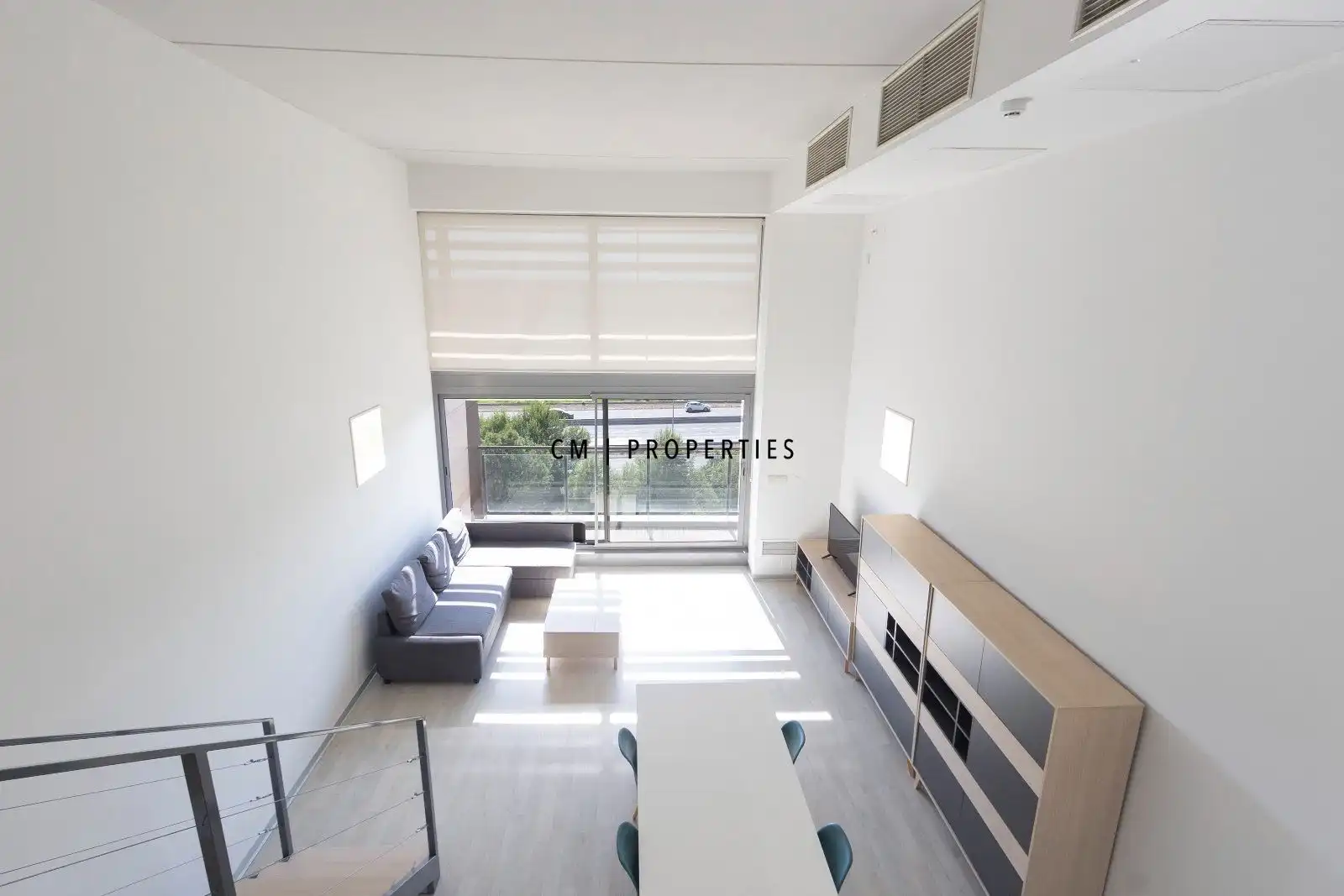 Wohnzimmer von Wohnung zur Miete in Xirivella mit Klimaanlage, Heizung und Terrasse