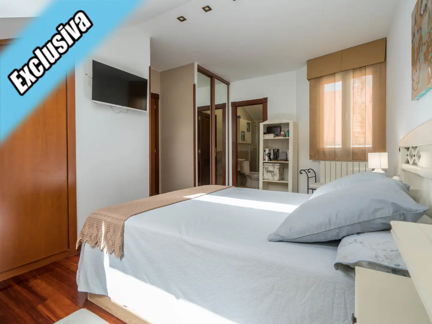 Schlafzimmer von Maisonette zum Verkauf in Laredo mit Heizung, Parkett und Balkon