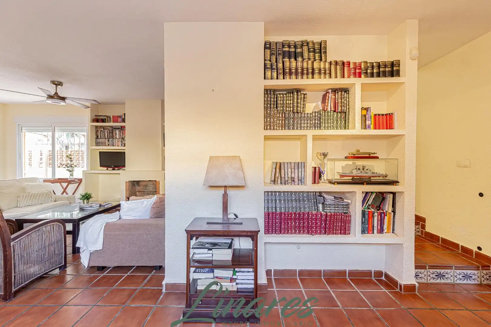 Sala d'estar de Casa o xalet en venda en La Manga del Mar Menor amb Aire condicionat, Jardí privat i Terrassa