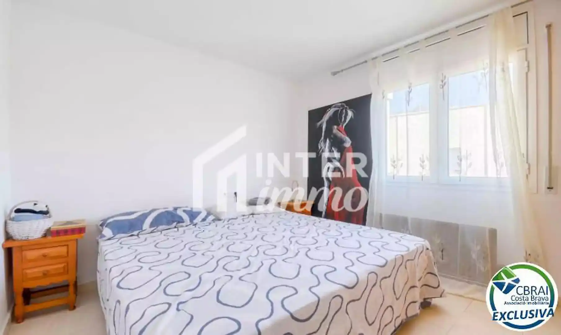 Bedroom of Flat for sale in Roses  with Air Conditioner and Terrace