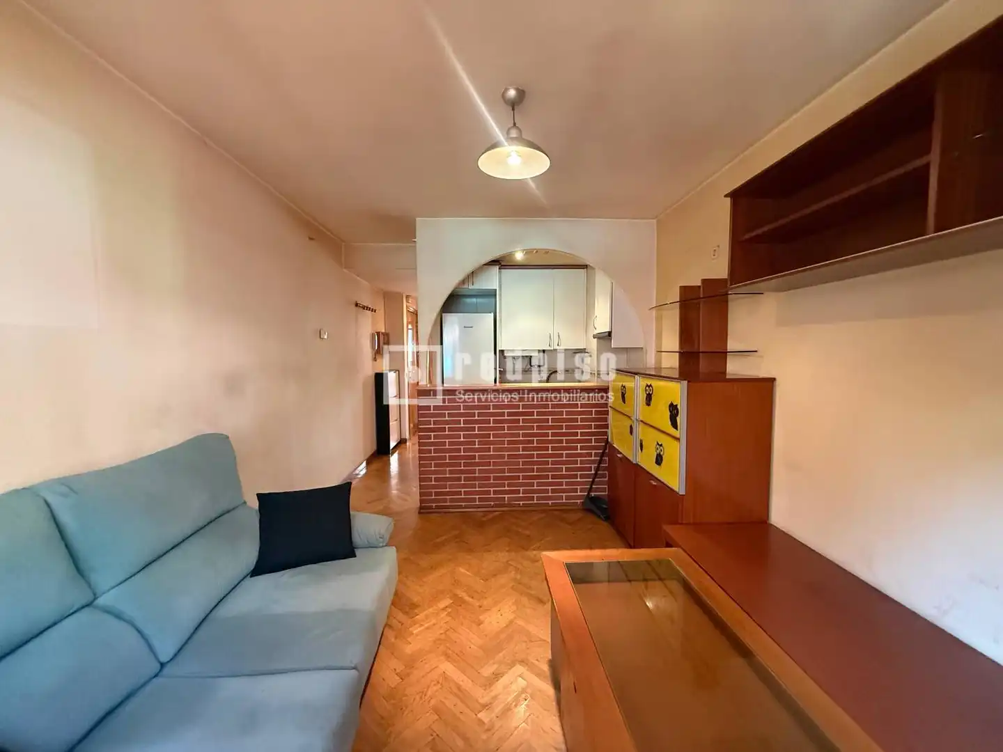 Sala de estar de Apartamento en venta en Madrid con Calefacción, Parquet y Terraza
