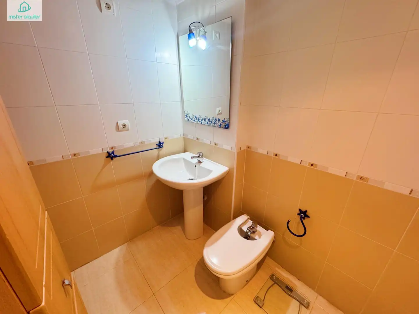 Baño de Apartamento de alquiler en El Campello con Aire acondicionado, Jardín privado y Terraza