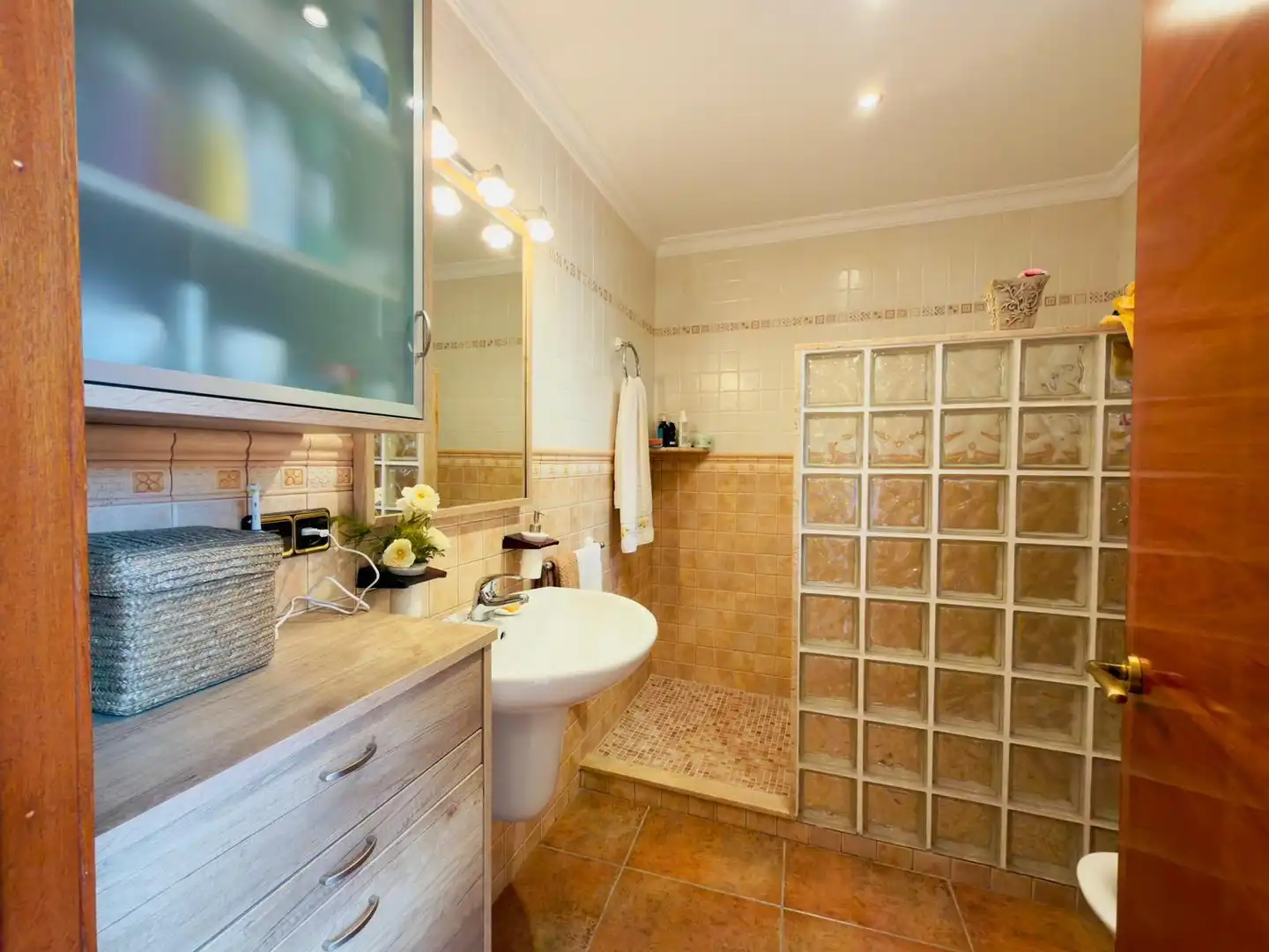 Bathroom of Houses for sale in La Granja de la Costera  with Air Conditioner
