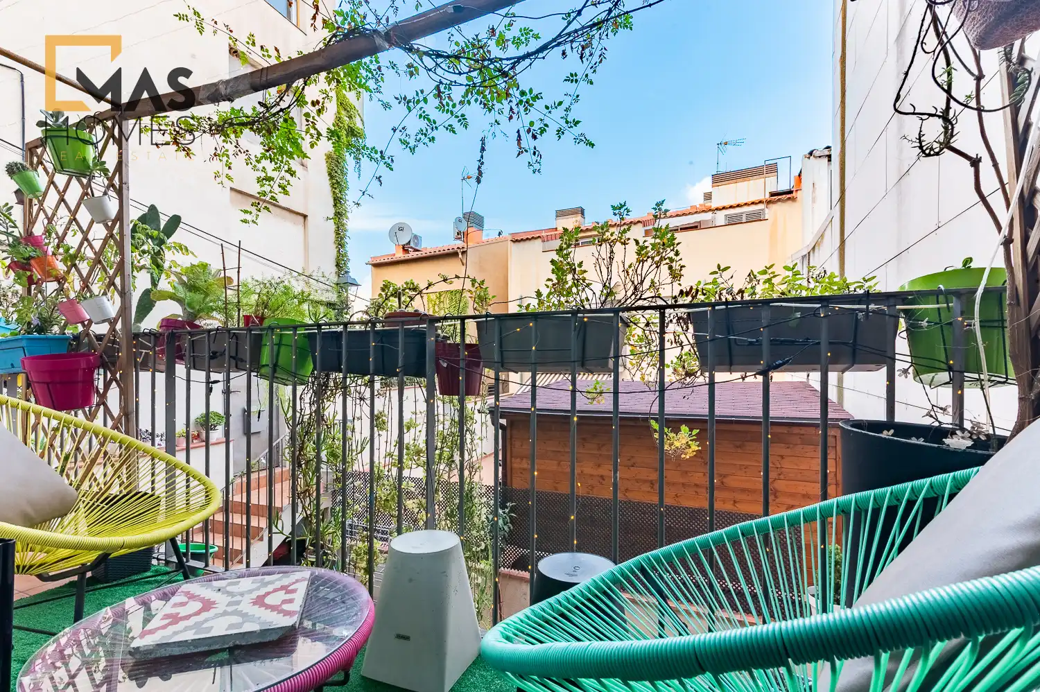Terrasse von Erdgeschoss zum Verkauf in Martorell mit Balkon