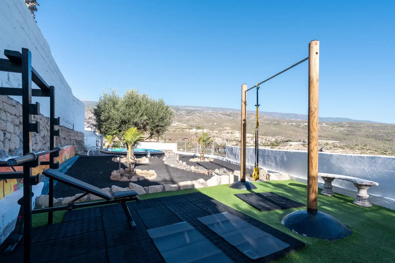 Terrasse von Haus oder Chalet zur Miete in Candelaria