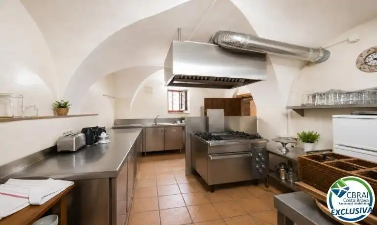 Cocina de Finca rústica en venta en Fortià con Aire acondicionado y Calefacción