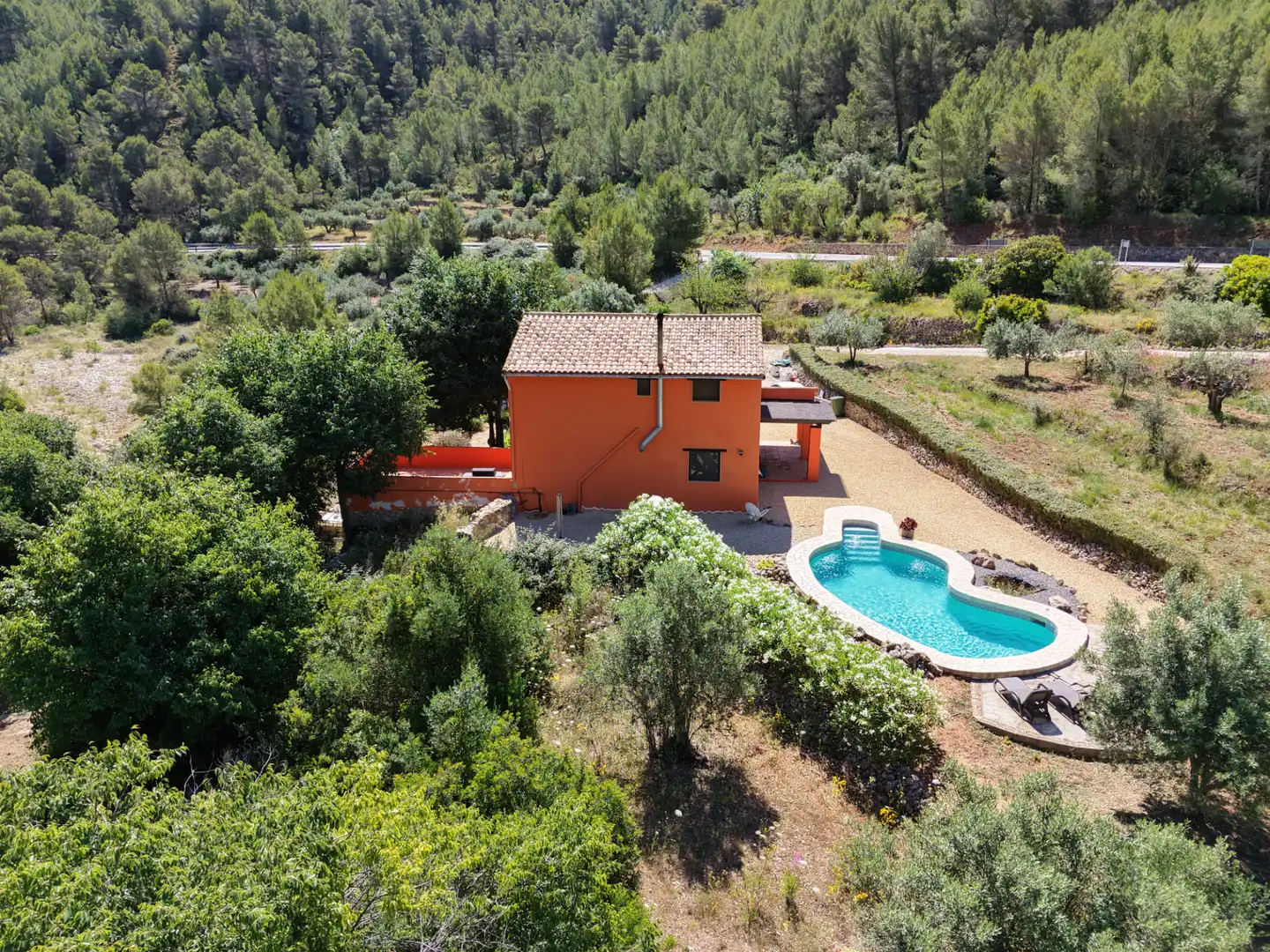 Maison rustique avec piscine à vendre à Castell de Castells
