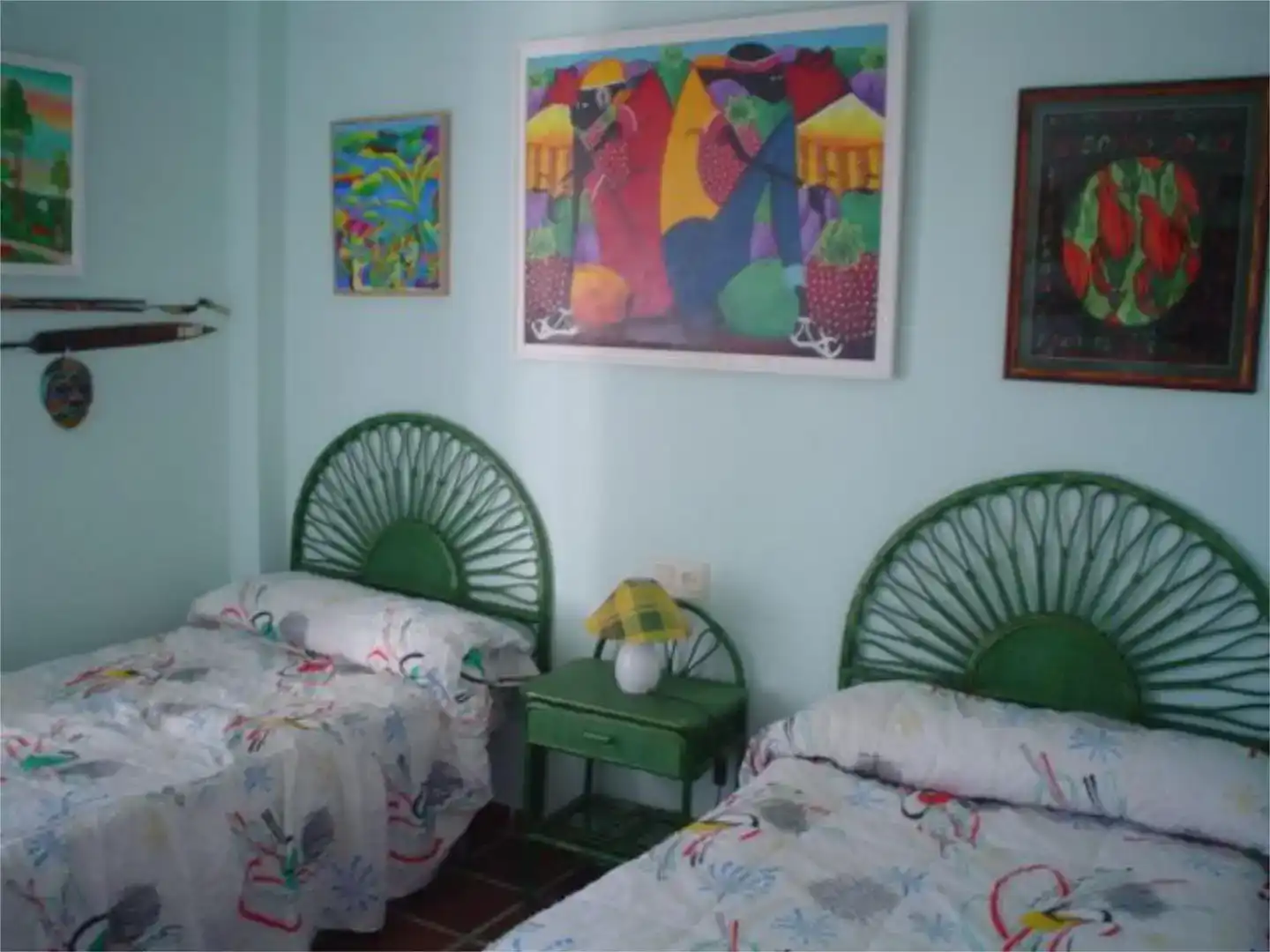 Schlafzimmer von Wohnung zur Miete in Salobreña mit Klimaanlage, Privatgarten und Schwimmbad