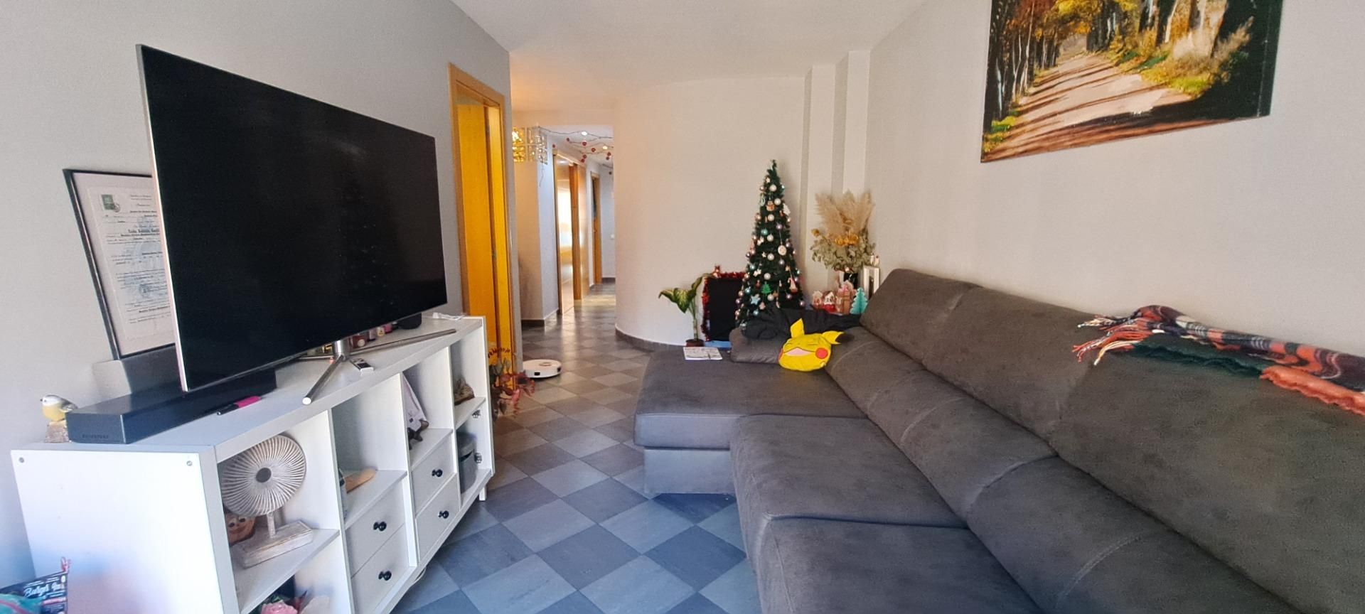 Living room of Flat for sale in Mataró  with Heating and Balcony