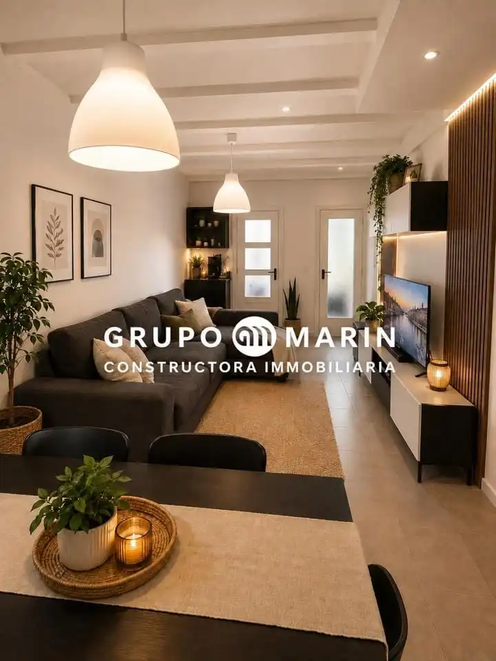 Sala de estar de Piso en venta en Badalona