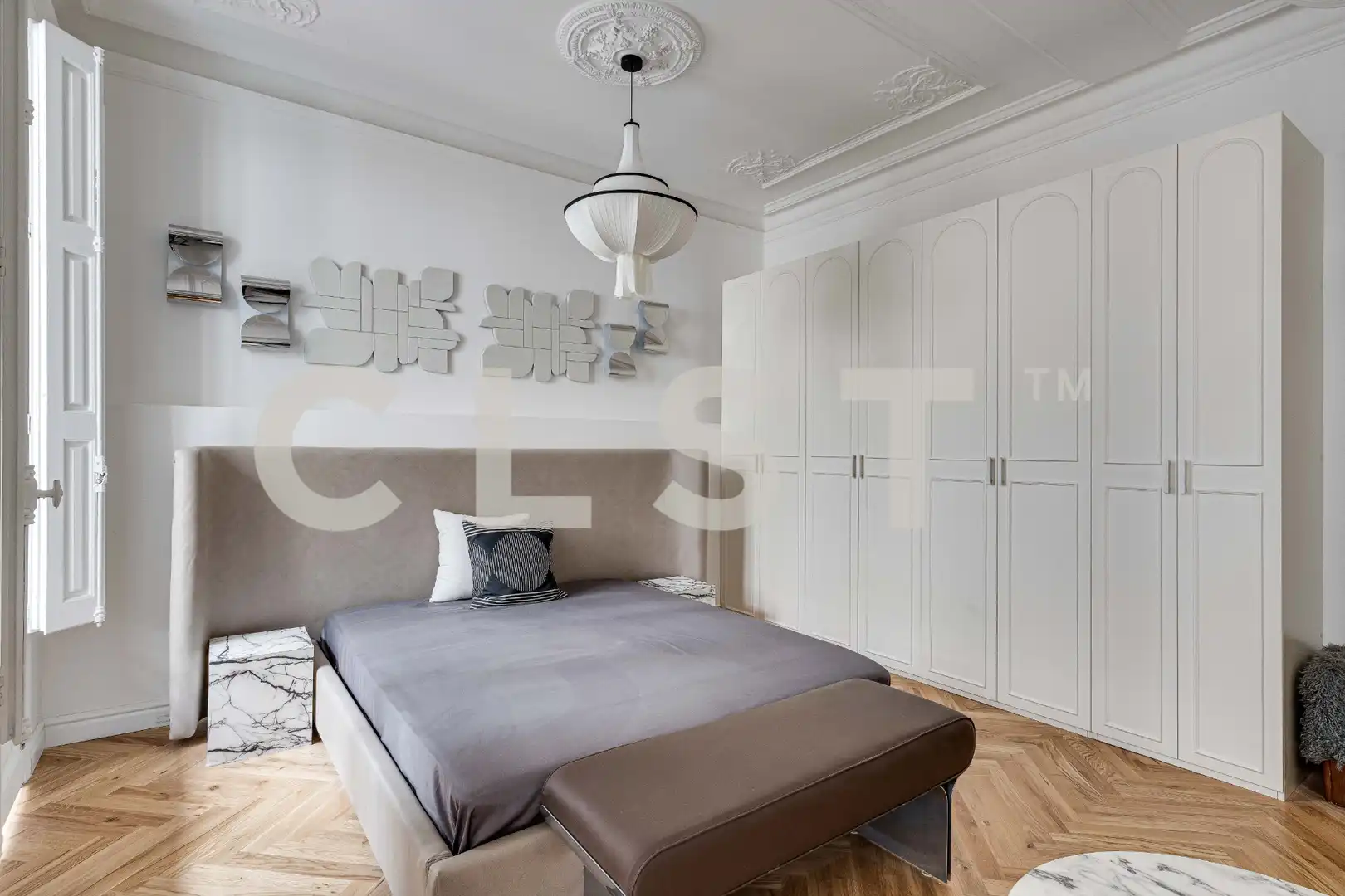 Schlafzimmer von Wohnungen zum Verkauf in Barcelona mit Klimaanlage, Heizung und Parkett