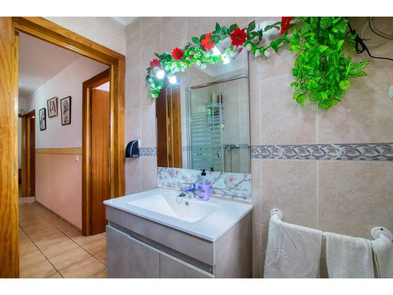 Baño de Finca rústica en venta en Alcaucín con Terraza y Piscina