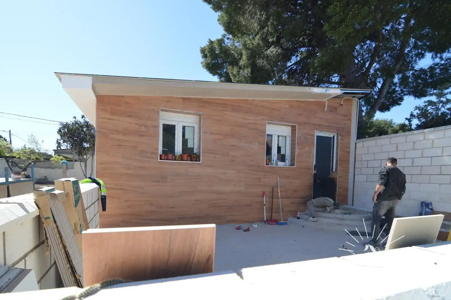 Vista exterior de Casa o chalet en venta en Zaragoza con Aire acondicionado y Jardín privado