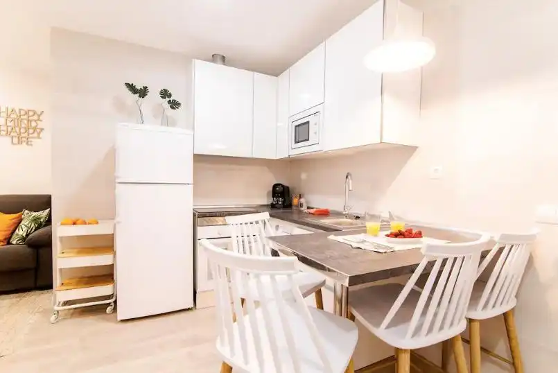 Kitchen of Apartments for rent in Madrid  with Air Conditioner, Heating and Parquet flooring