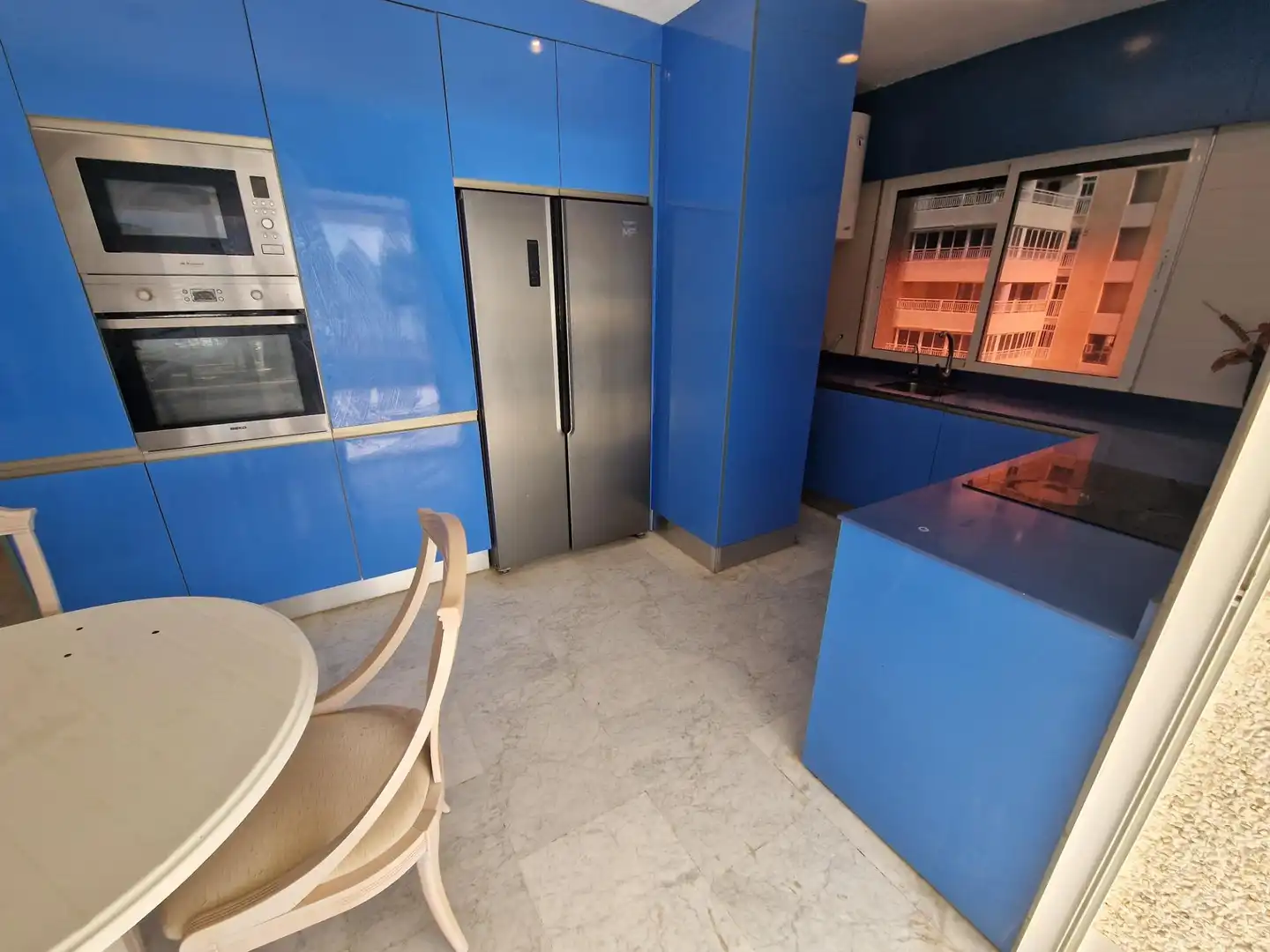 Cocina de Piso de alquiler en Águilas con Balcón y Piscina comunitaria