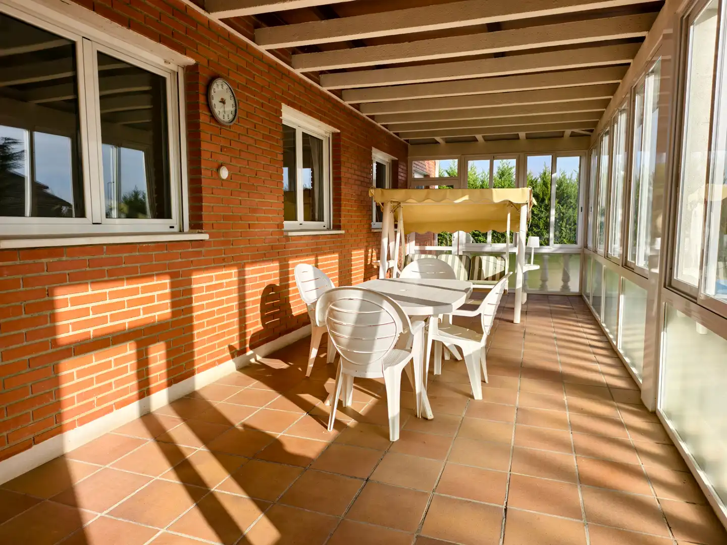 Terraza de Casa o chalet en venta en Grijota con Calefacción, Jardín privado y Piscina