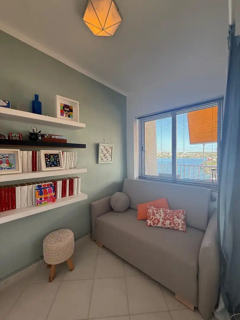 Living room of Flat for rent in Es Castell  with Air Conditioner, Heating and Terrace