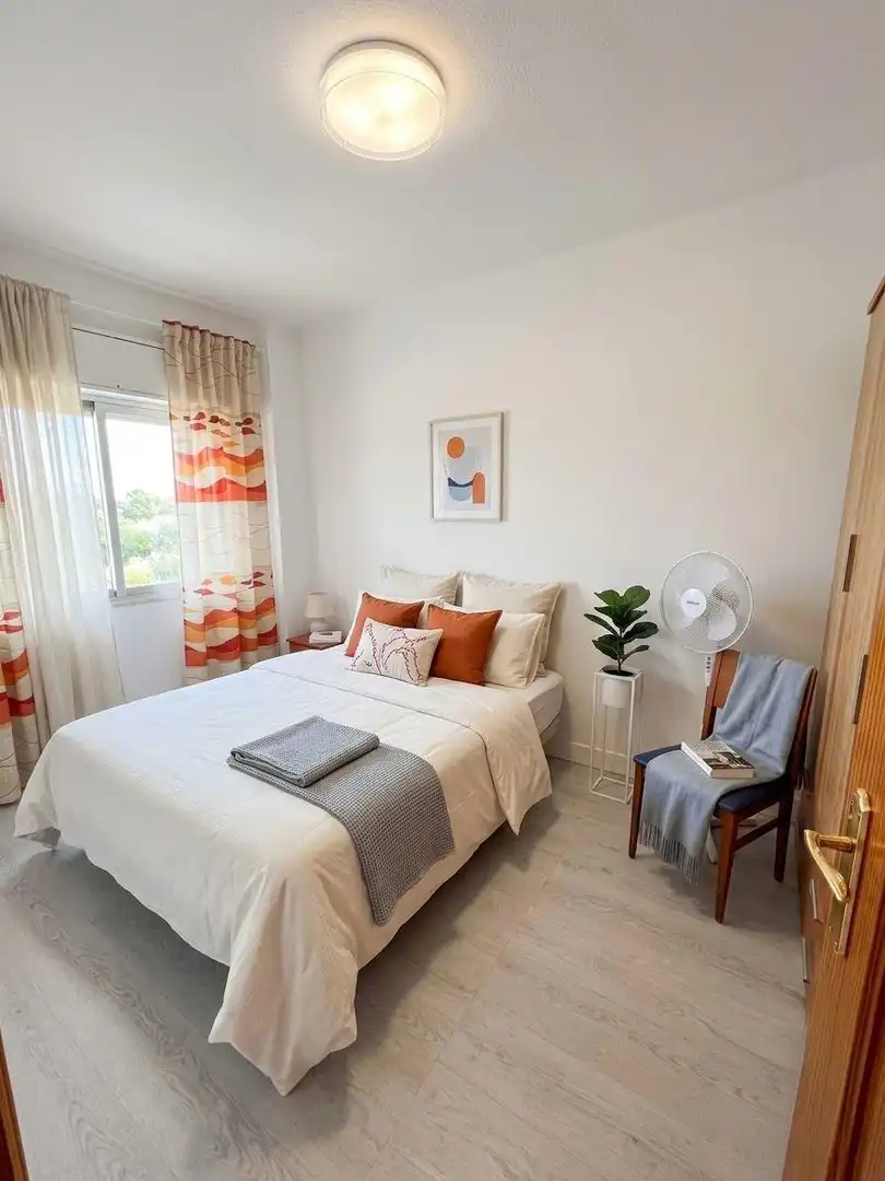 Schlafzimmer von Wohnung zum Verkauf in Vélez-Málaga mit Klimaanlage, Terrasse und Möbliert