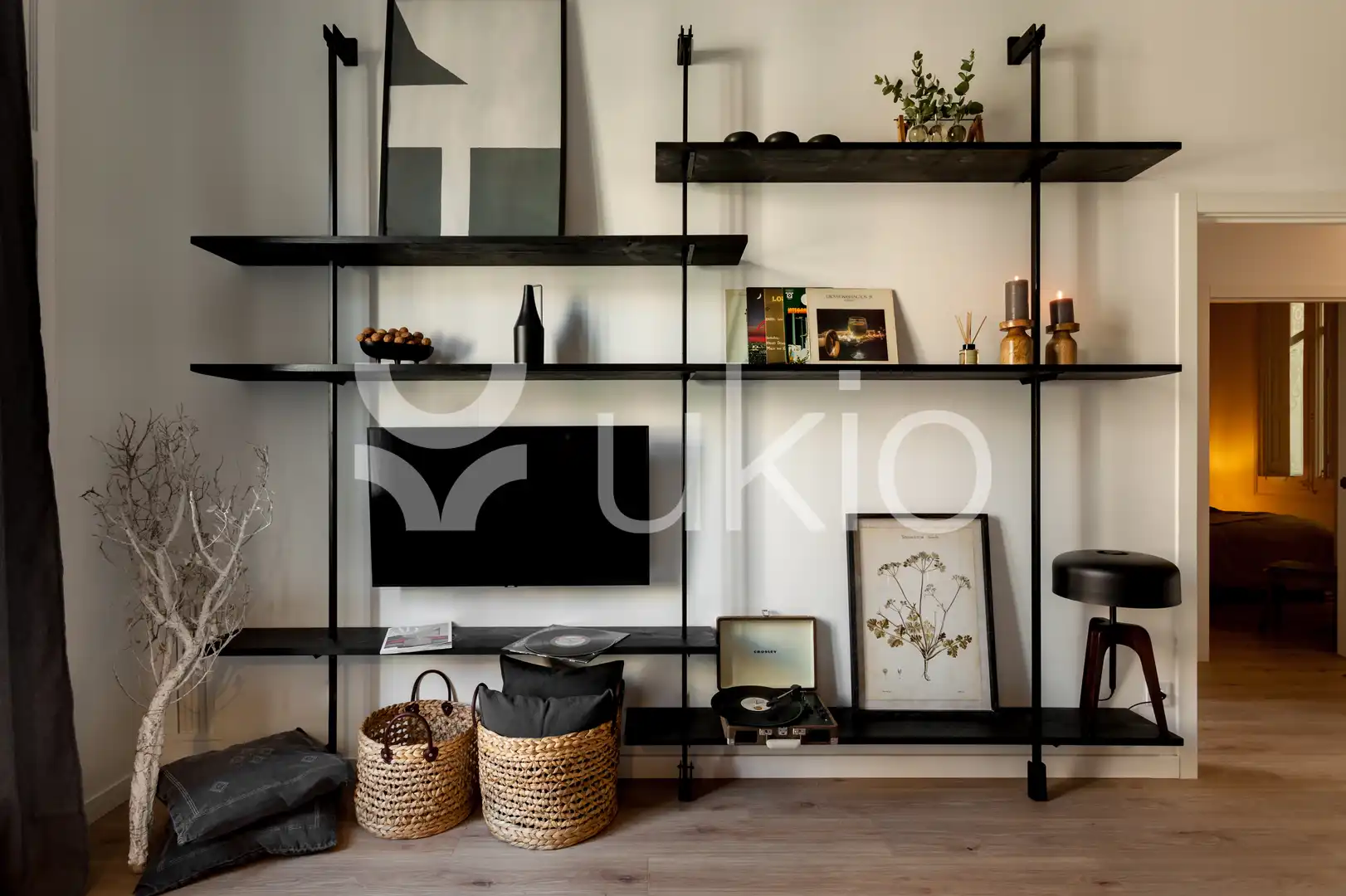 Sala d'estar de Apartament de lloguer en Barcelona amb Aire condicionat, Calefacció i Moblat