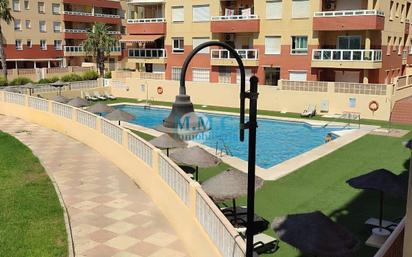 Swimming pool of Flat for sale in  Almería Capital  with Air Conditioner, Terrace and Furnished