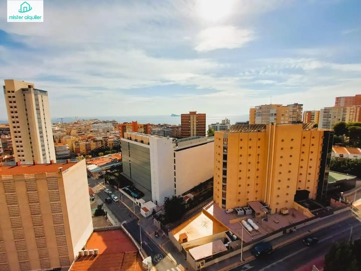 Exterior view of Apartments for rent in Benidorm  with Air Conditioner, Heating and Private garden