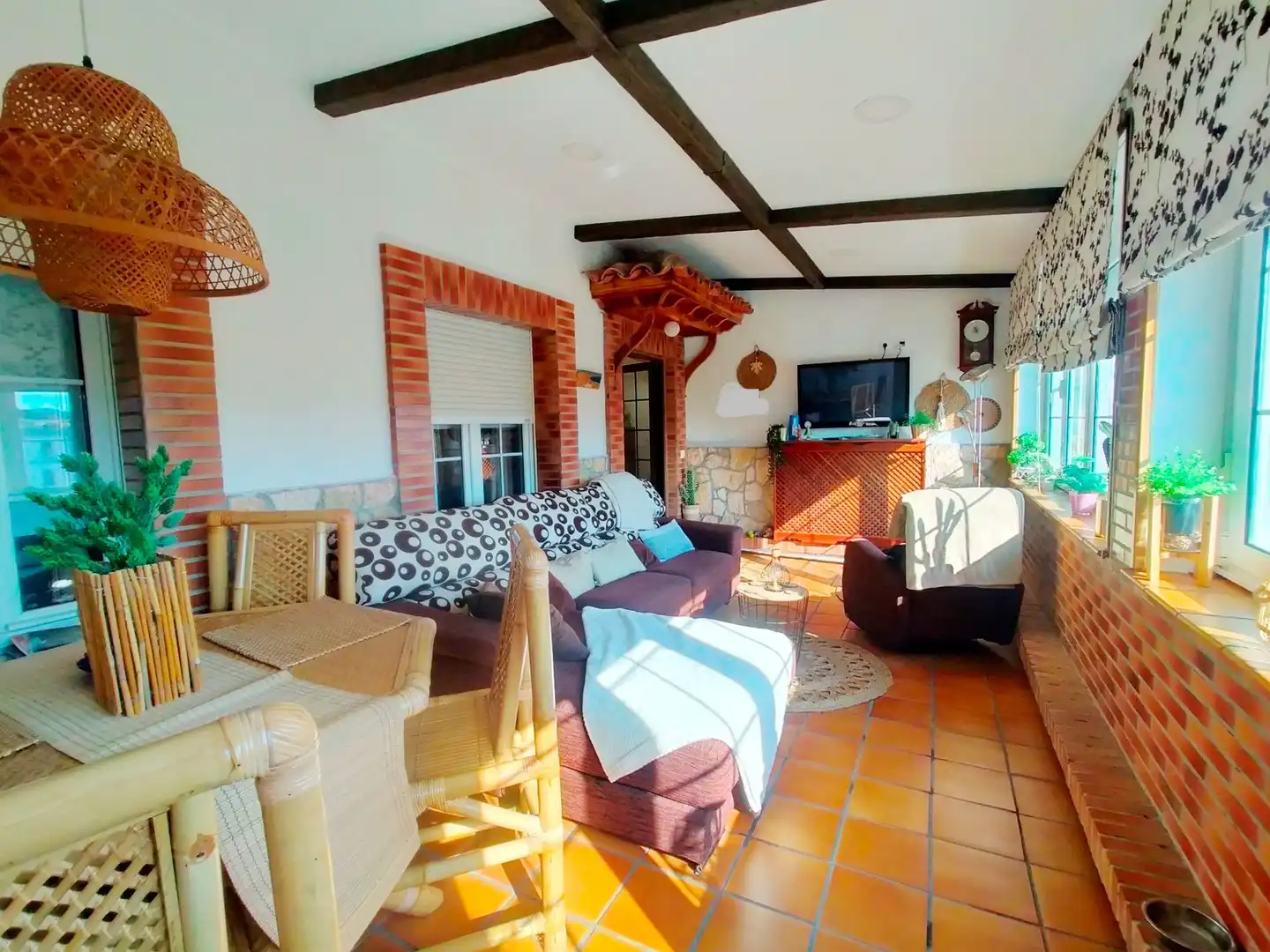 Wohnzimmer von Dachboden zum Verkauf in Pravia mit Heizung, Terrasse und Möbliert