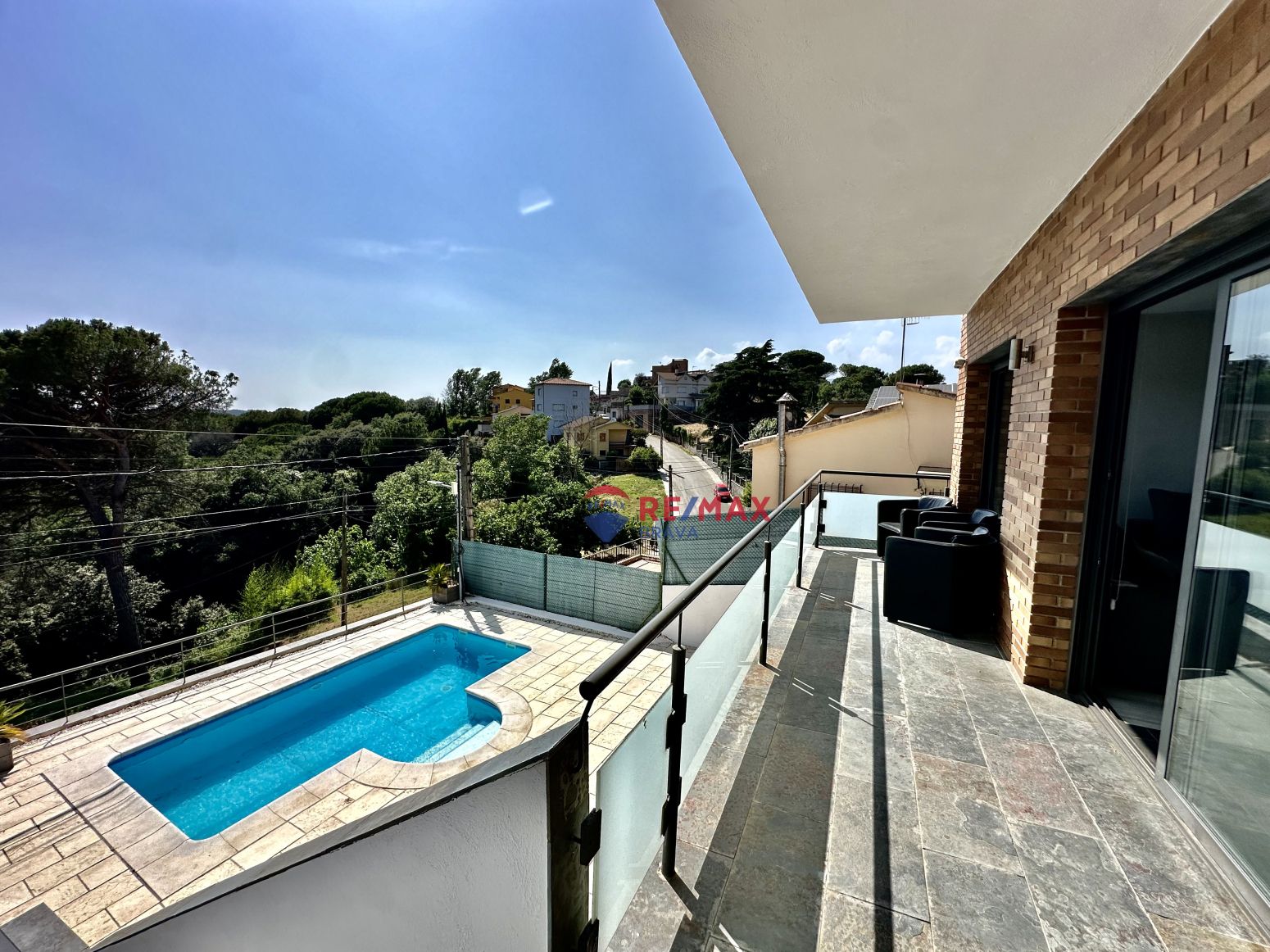 Vista exterior de Casa o xalet en venda en Santa Maria de Palautordera amb Aire condicionat, Calefacció i Terrassa