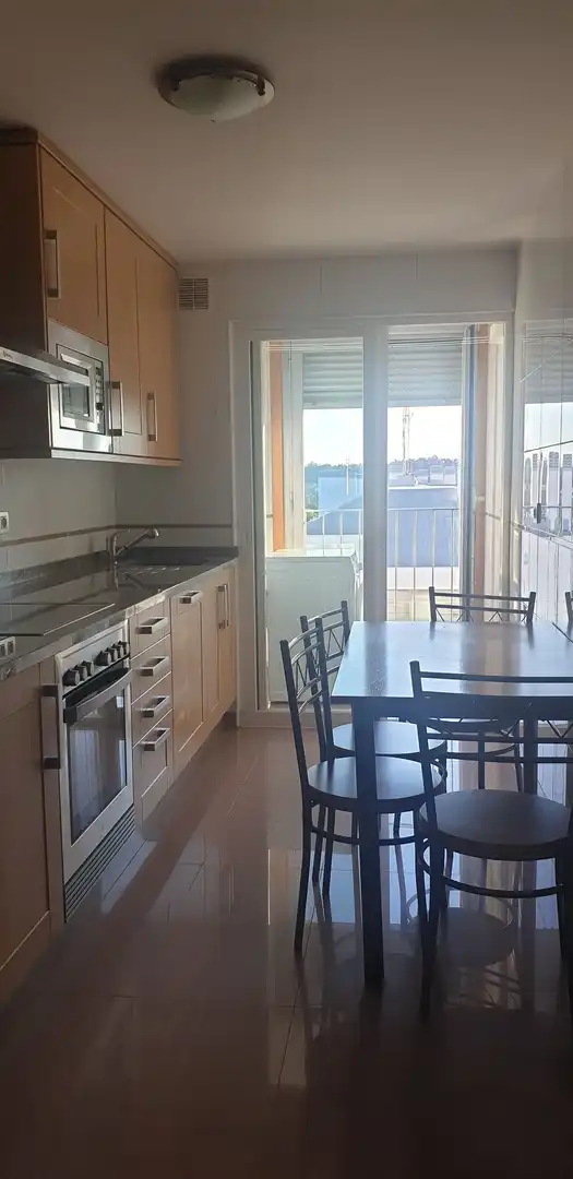 Cocina de Apartamento de alquiler en Santiago de Compostela  con Calefacción, Parquet y Trastero
