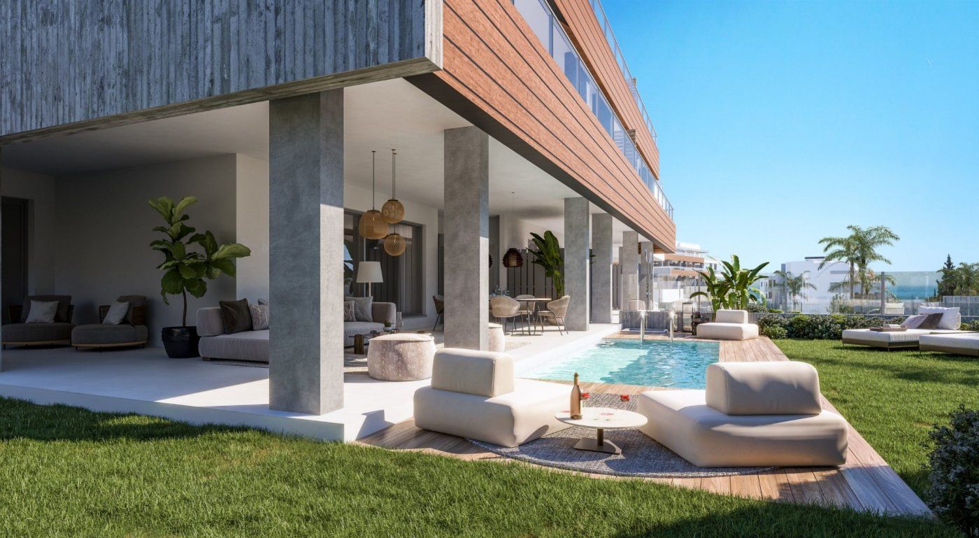 Terrassa de Apartament en venda en Marbella amb Aire condicionat, Calefacció i Jardí privat