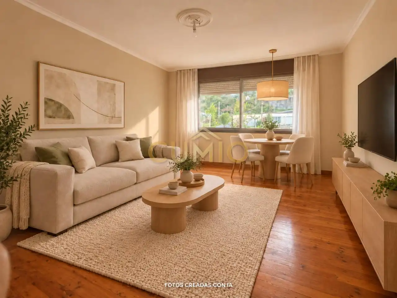 Sala de estar de Piso en venta en Nigrán
