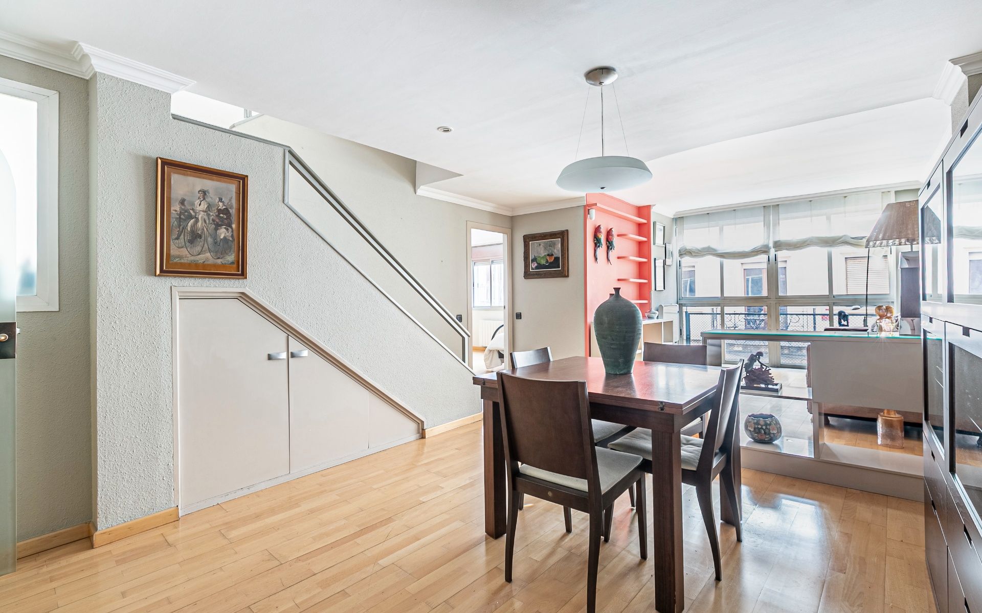 Dining room of Duplex for sale in  Barcelona Capital  with Air Conditioner, Heating and Terrace