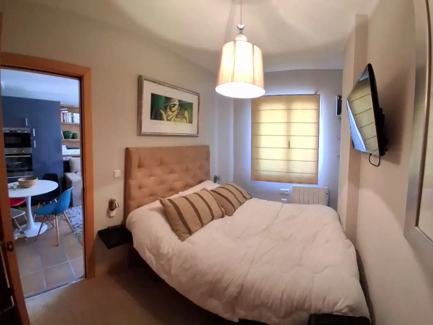 Schlafzimmer von Wohnung zur Miete in Zona alta