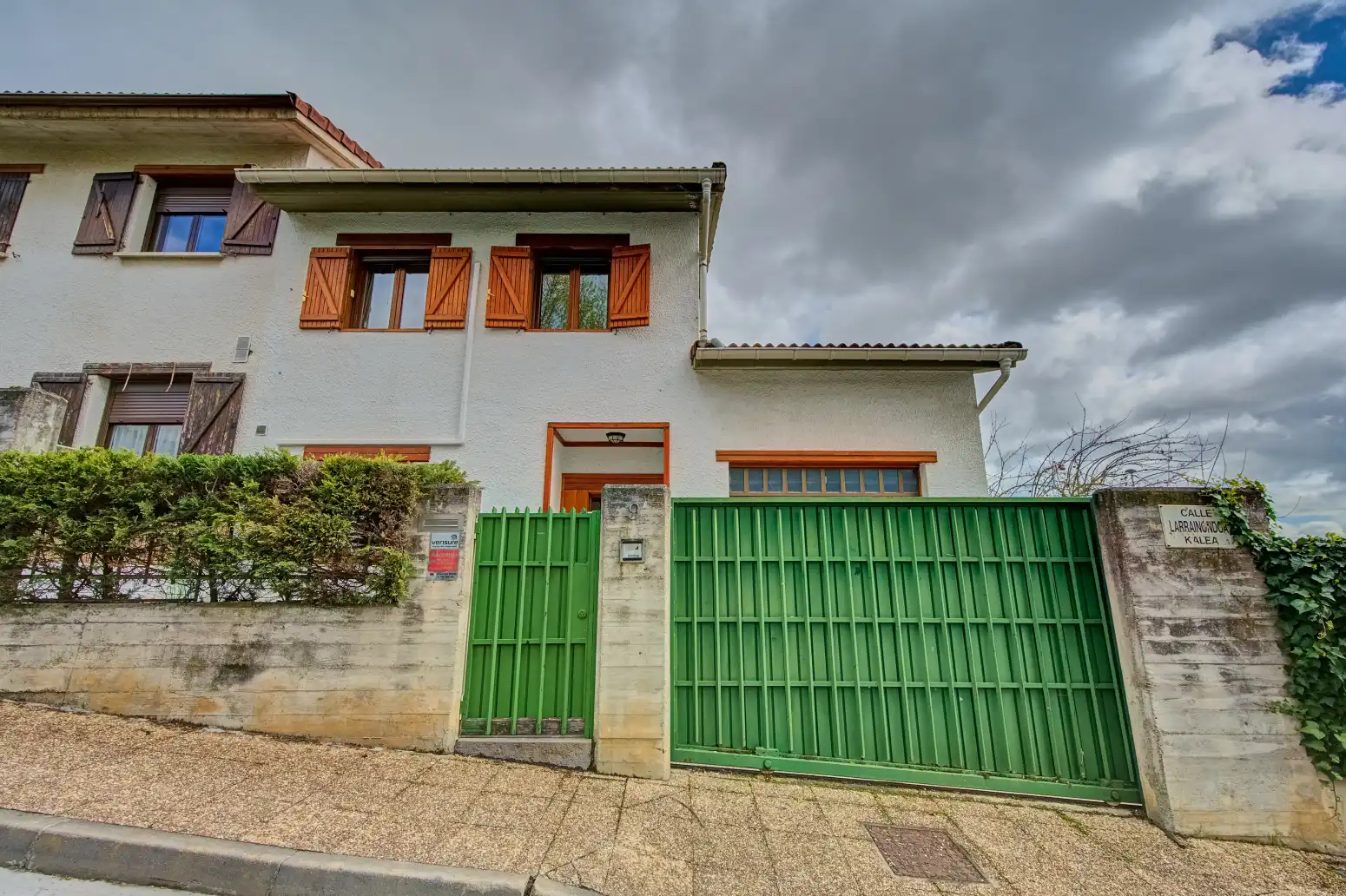 Vista exterior de Casa o chalet en venta en Orkoien con Aire acondicionado, Jardín privado y Terraza