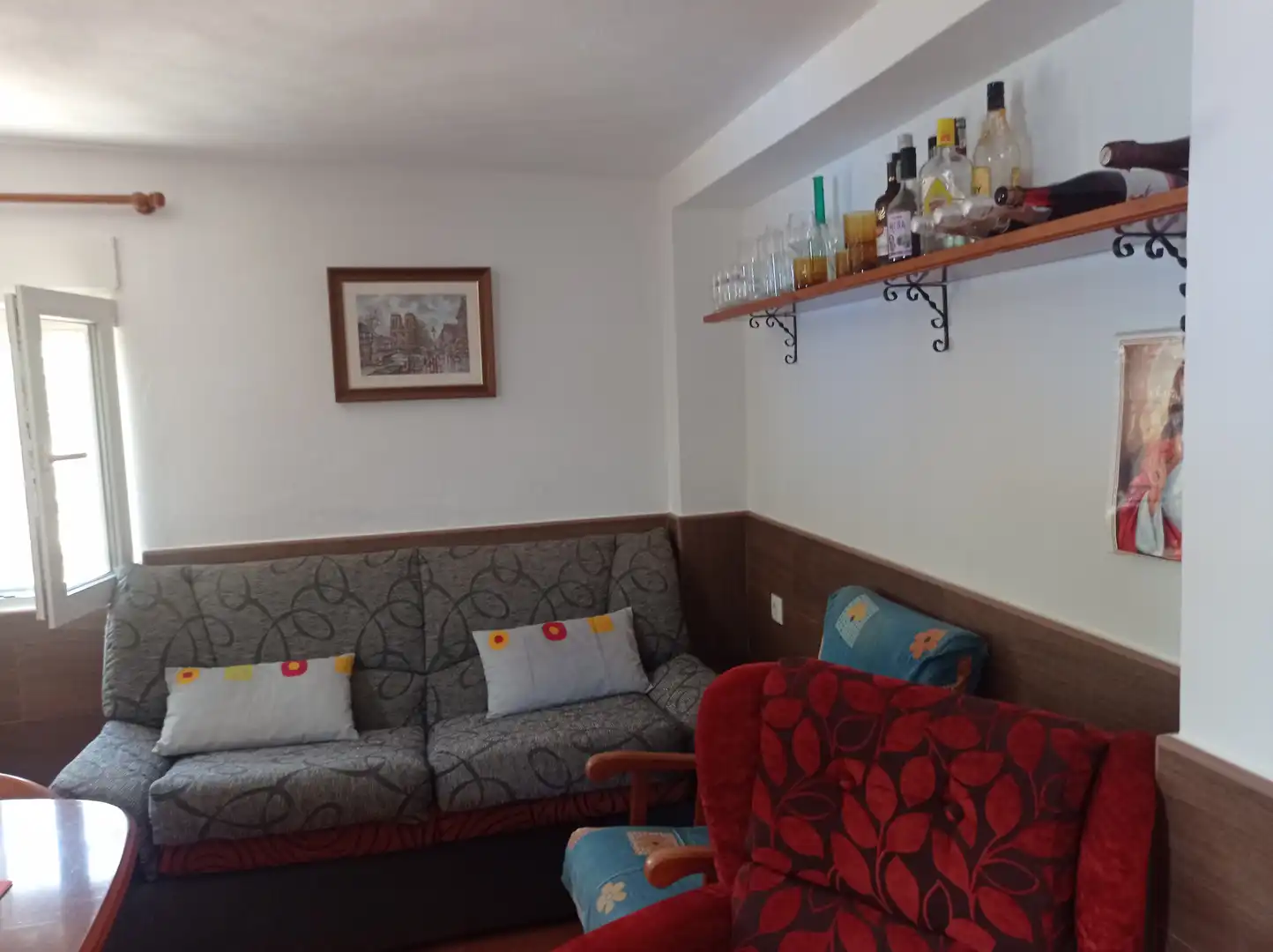 Sala de estar de Finca rústica en venta en Fuente Álamo de Murcia con Calefacción, Jardín privado y Piscina