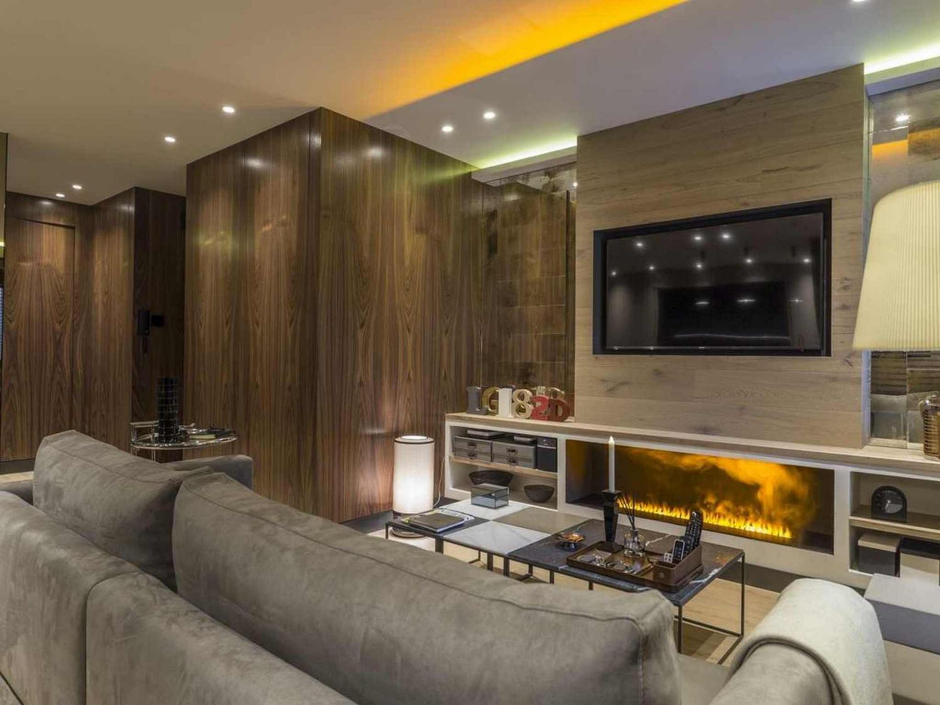 Living room of Flat to rent in Bormujos  with Air Conditioner, Storage room and Furnished